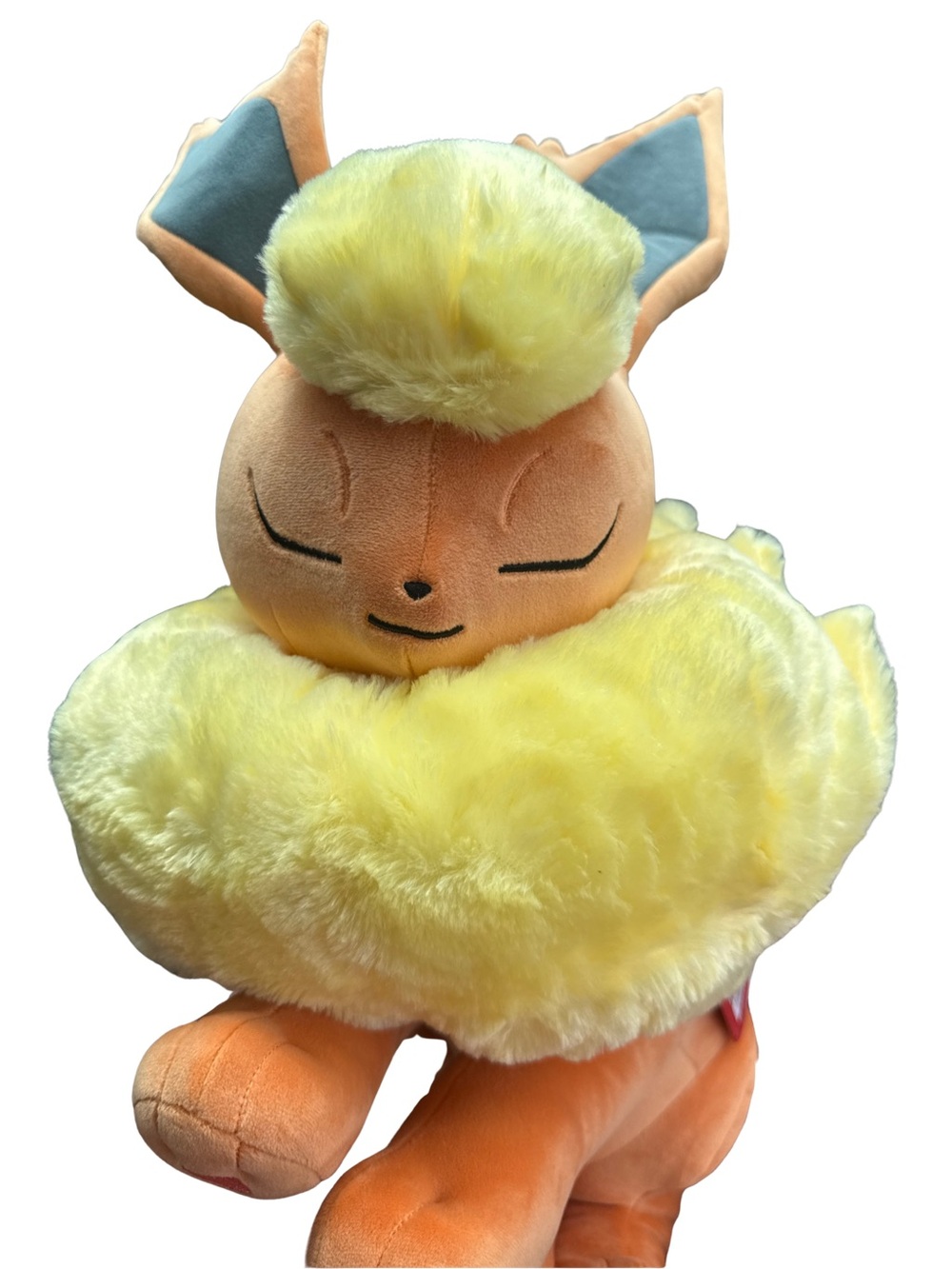 Pokémon Flareon 18" Evolutions Sleeping Plush Buddy by Jazwares - NEW WITH TAGS